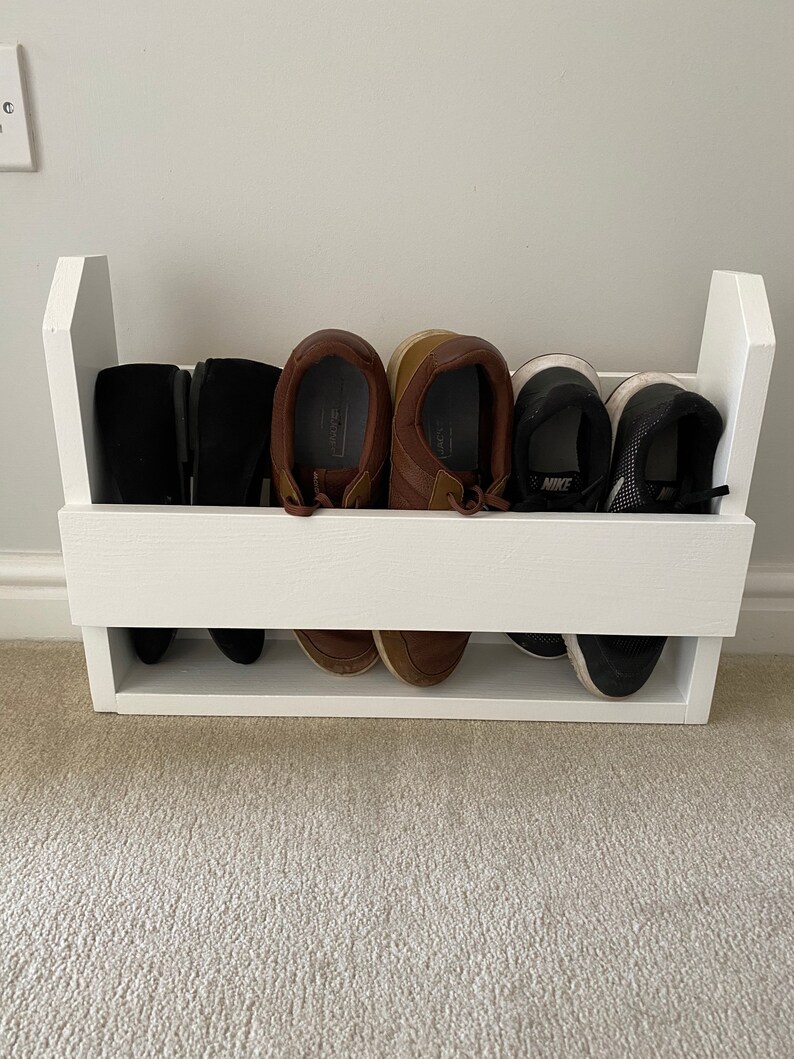 Pine Shoe Storage Etsy