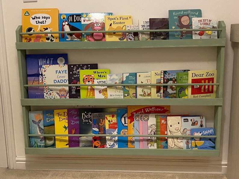 childrens bookcase wall mounted