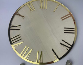 Number ring Clockface for resin clock, Roman numbers open design for clock making, resin clocks, wooden clocks or similar diy's
