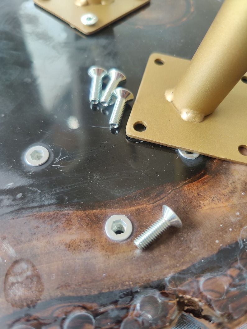 Custom Made Coffee Table Handmade, Side Table Epoxy Resin, Synthetic