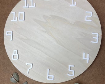 Set of 12 "Ocra" self-adhesive Arabic mirror numbers for watch making, resin watches, wooden watches or similar diy's
