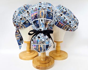 Life Of A Nurse Surgical Scrub Hat: Pixie, Euro, Euro-Pony, Ponytail, Scull Cap Styles