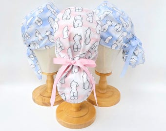 Celestial Bodies Surgical Scrub Hat: Pixie, Euro, Euro-Pony and Scull Cap Styles