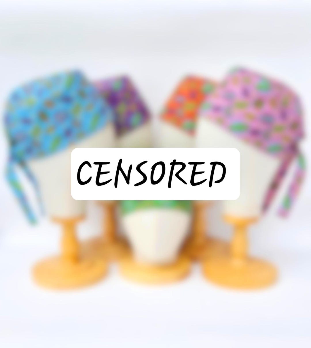 Potty Mouth Profanity Print Scrub Hat, Tie Back Surgical Cap - Etsy