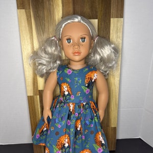 Merida Dress for 18” Doll