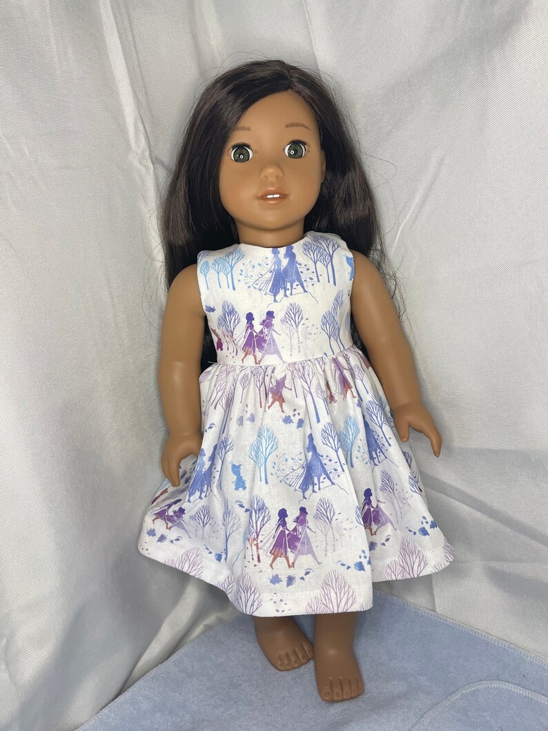 Disney Frozen Dress for 18'' Doll Etsy