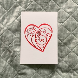 Thread of Love Greeting Card - Valentine’s Day and Anniversaries