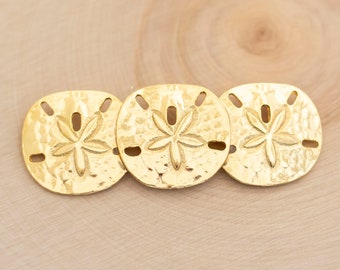 Golden Flower Coins Vintage Brooch - B4