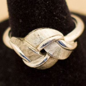 Size 7, Silver Ring, Vintage Ring, Silver Band, Avon Ring, Avon Jewelry, Silver Avon Ring, Mid Century Ring, Vintage Silver Ring