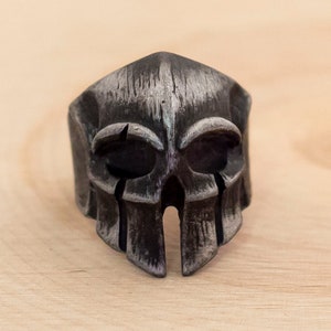 Size 7 1/2 Vintage Silver Skull Ring, B7