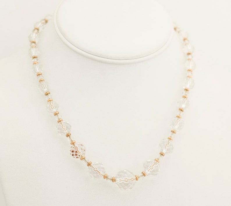 Boho Necklace,Hippie Necklace 16 Inch Beaded Necklace Retro Necklace Vintage Necklace Grandma Necklace Short Necklace,Gift For Her,BV1