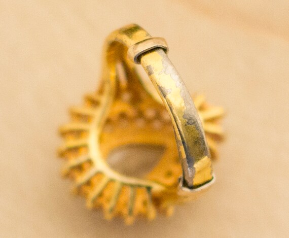 Size 8, Multi Stone Ring, Statement Ring, Elegant… - image 4