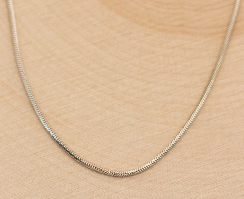 Silver Chain Necklace Silver Necklace Minimal Chain Gift For Her Vintage Necklace Silver Chain Mens Chain 16 Inch BX1 Vintage Chain