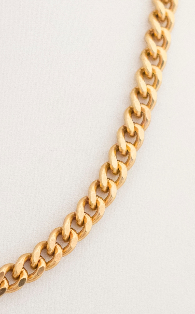 Gold Chain Necklace Renaissance Necklace Mens Chain Vintage Chain Gold Chain BH1 25 Inch Vintage Chain Necklace Chain Necklace