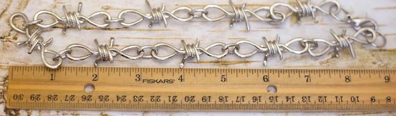 18 inch, Vintage Brutalist Wires Silver Tone Neck… - image 3