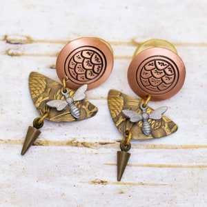 Vintage Butterfly Abstract Geometric Dangle Earrings - BX1