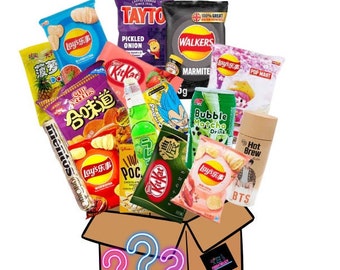 International Mystery Snack Combo Box Perfect for gifting presents and trying new foods