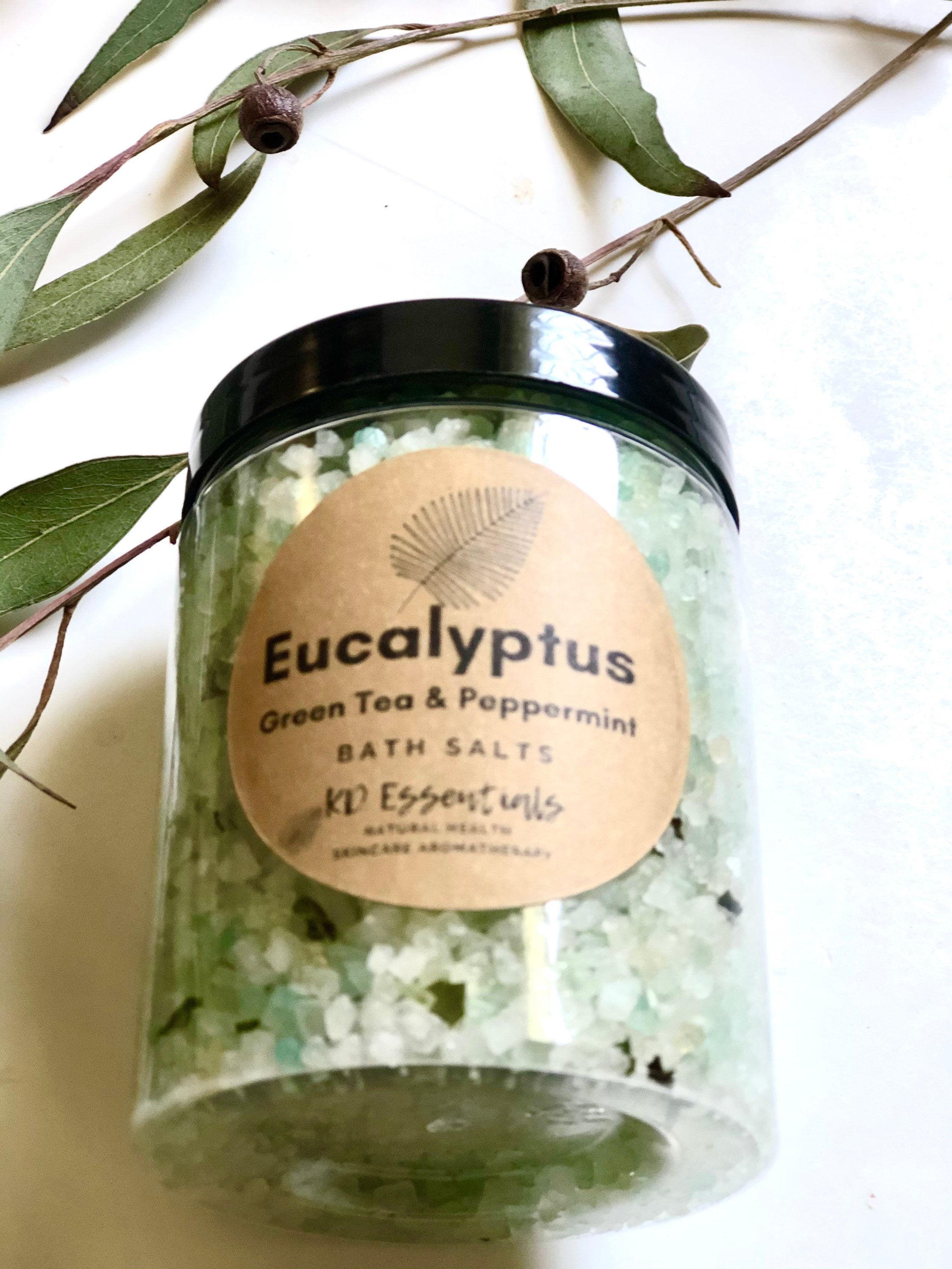 Eucalipto Té Verde y Sales de Baño de Menta | Etsy