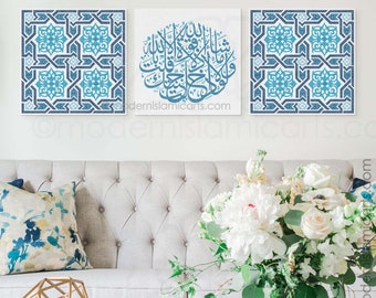 Islamic wall art, Arabic wall art, Islamic decoration, Islamic gift, Mashallah, 3PC SET, Islamic canvas, Islamic art, Arabic calligraphy