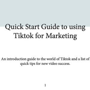 Tiktok Analytics Guide