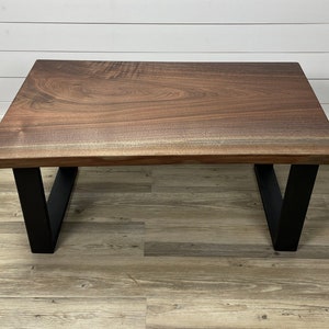 Walnut Coffee Table / Live Edge Coffee Table / Handmade Coffee Table / Coffee Table / Custom Coffee Table / Table
