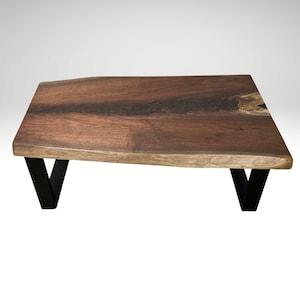 Walnut Coffee Table / Live Edge Coffee Table / Handmade Coffee Table / Coffee Table / Custom Coffee Table