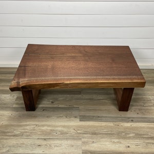 Walnut Coffee Table / Handmade Coffee Table / Live Edge Coffee Table / Coffee Table / Custom Table