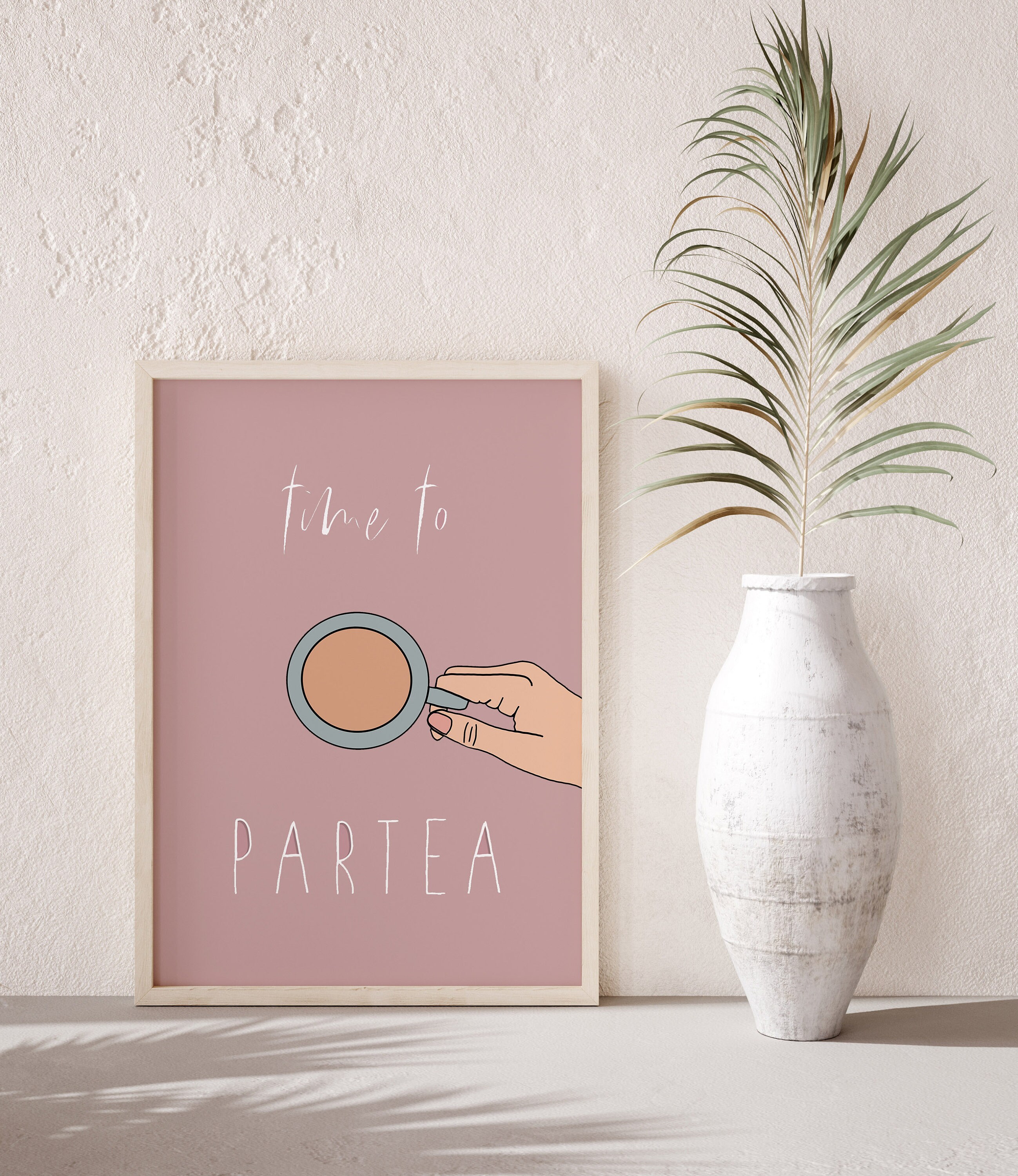 Temps à Partea Art Tea Print Wall Decor
