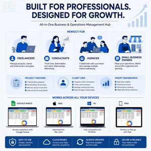 Target audience overview for freelancers and small businesses using the SEADIGI business hub.
