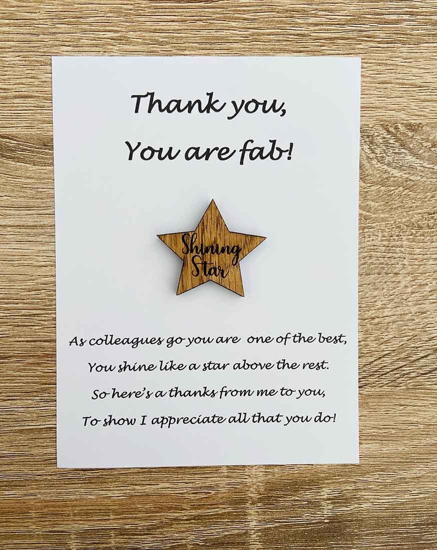 Fabulous Colleague Thank You Postcard – The Colleague Giftology