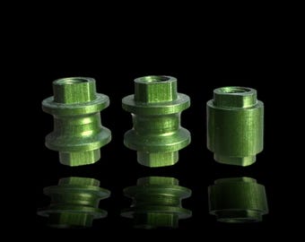 Loden Green Aluminum Barrel Bushings Compatible For Benchmade Mini/Full Size Bugout 3pc MADE IN USA