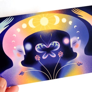 Les Enfants de l’Univers Cartes postales pour les amis, les familles / idées cadeaux / cartes de vœux