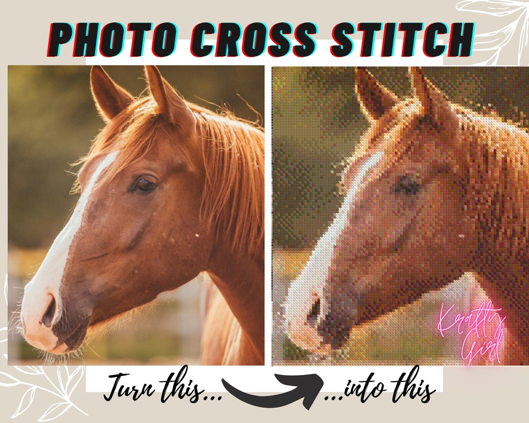 Custom Cross Stitch Patterns From Your Own Photos PDF Download - Etsy