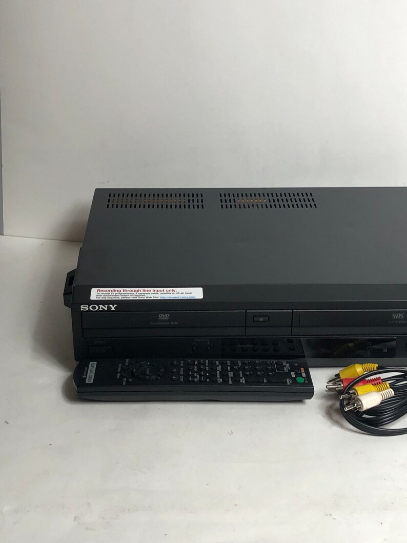 Sony Dlv380p Dvd/vcr Combo With Remote and Cables Etsy