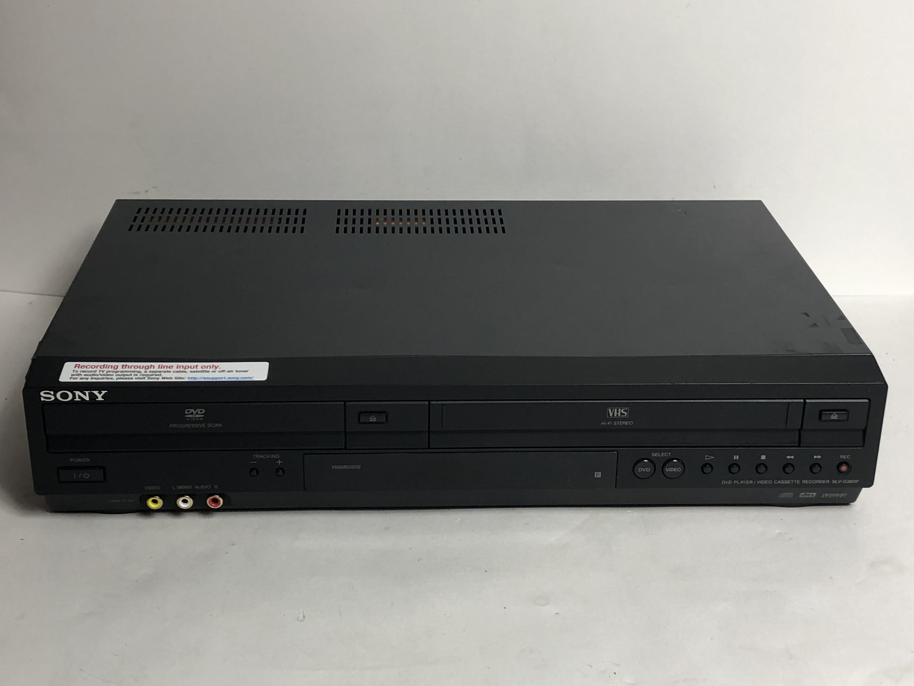 Sony Dlv380p Dvd/vcr Combo With Remote and Cables Etsy