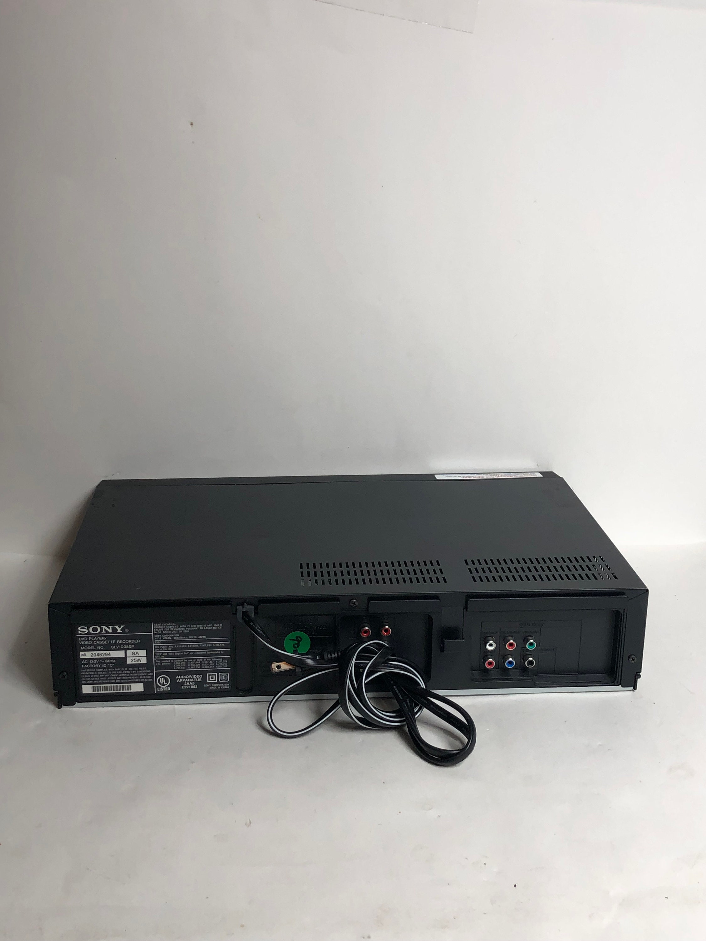 Sony Dlv380p Dvd/vcr Combo With Remote and Cables Etsy