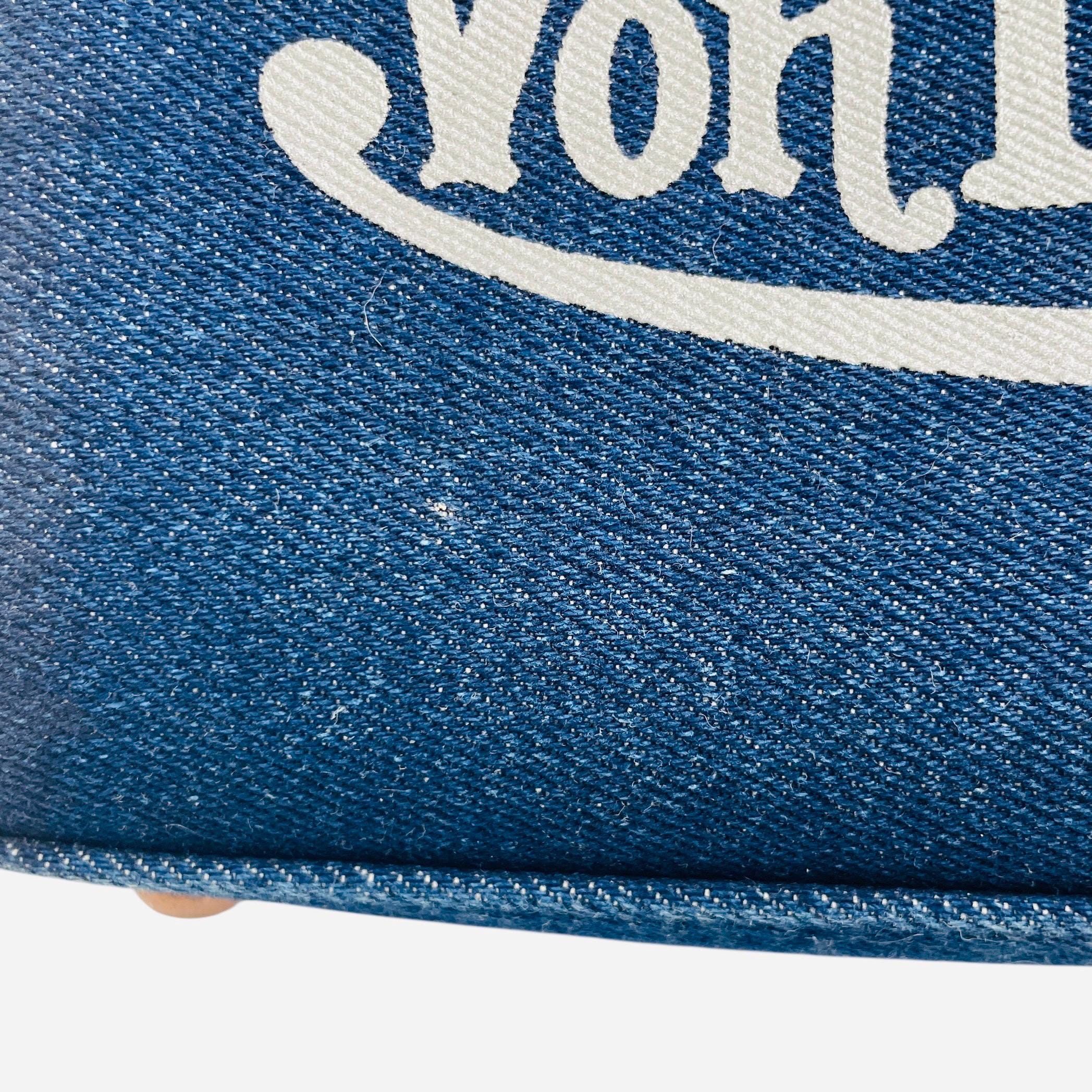 RARE Vintage 2000s Von Dutch Denim Mini Bowling Bag Purse Y2K