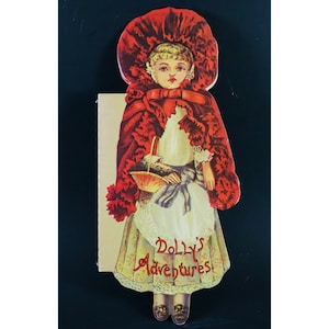 Vintage Dolly&#39;s Adventures SC Buch 1980er Jahre McLoughlin Brothers Rotkäppchen