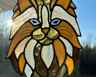 Gato de vidrieras