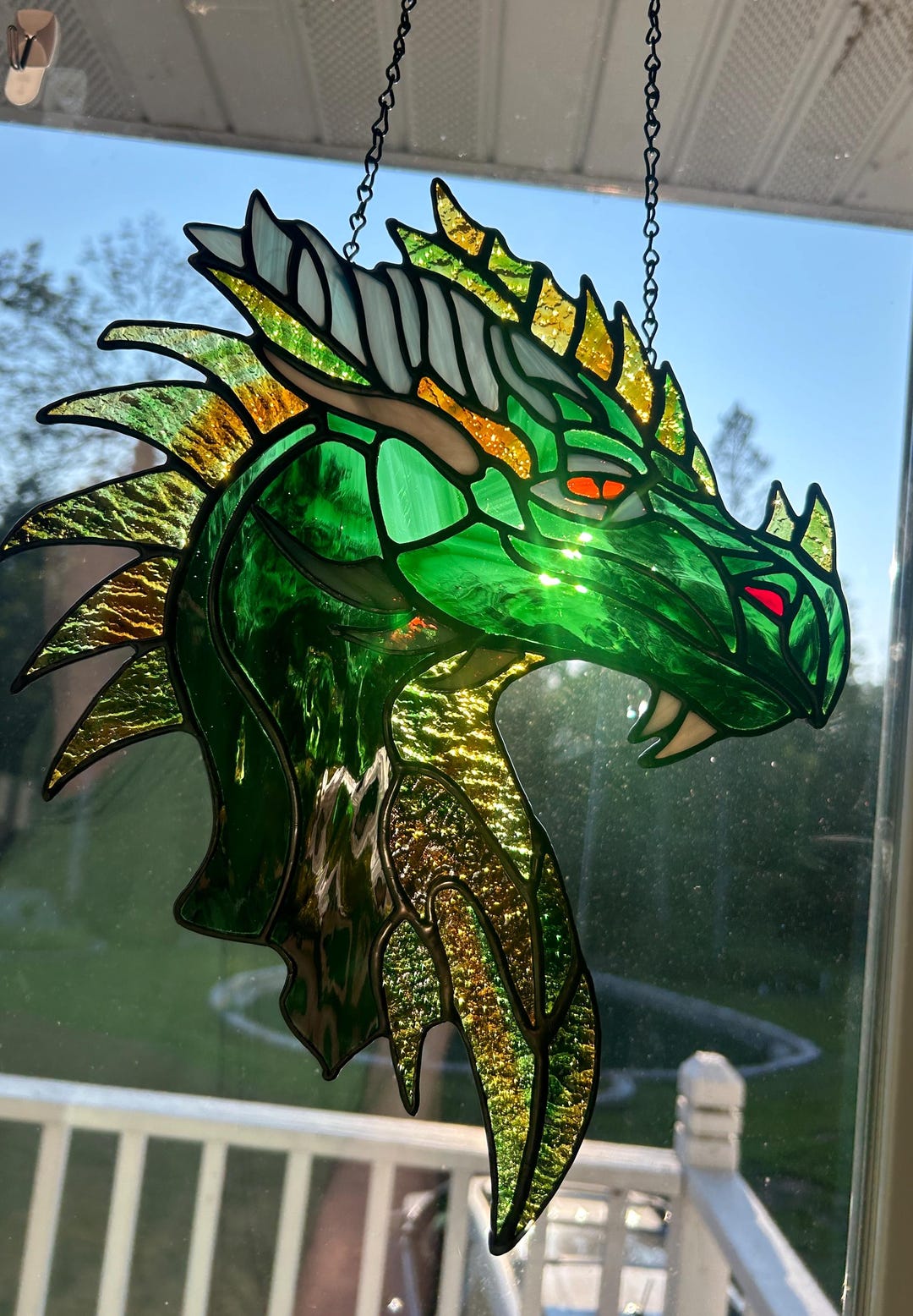 Stained Glass Dragon - Etsy