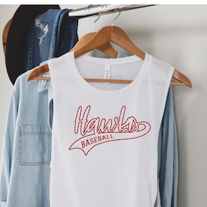 Custom Sports Team Tank | Bella Canvas Muscle Tank | Baseball | Softball | Soccer | Basketball | Lacrosse | Football | Tennis | Cheer