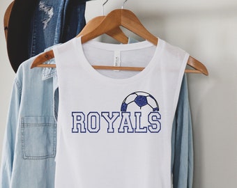 Custom Soccer Tank | Bella Canvas Muscle Tank | Soccer Mom | Soccer Shirts | Custom Soccer Shirts | Soccer Apparel | Kids Soccer