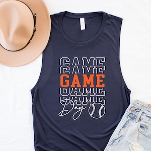 Baseball Game Day, Custom Baseball Tank, Baseball Tank, Baseball Shirt, Baseball Mom, Cute Baseball Shirts, Baseball Apparel