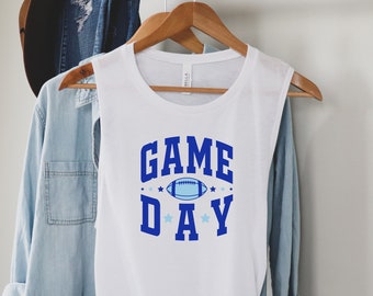 Game Day Football Tank | Custom Football Tanks | Football Mom | Cute Football Tanks | Football Team Gear | Football Apparel | Game Day Tank