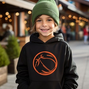 Custom Basketball Hoodie | Customizable Colors and Name | Kids Basketball | Basketball Gift Ideas | Youth Sports | Basketball Mom