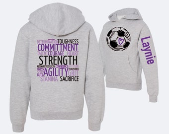 Soccer sweatshirts for women clearance