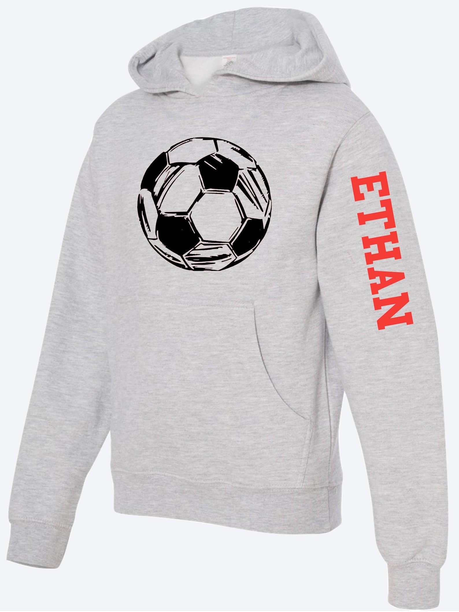 Custom Soccer Hoodie Personalize With Color and Name Boys Etsy