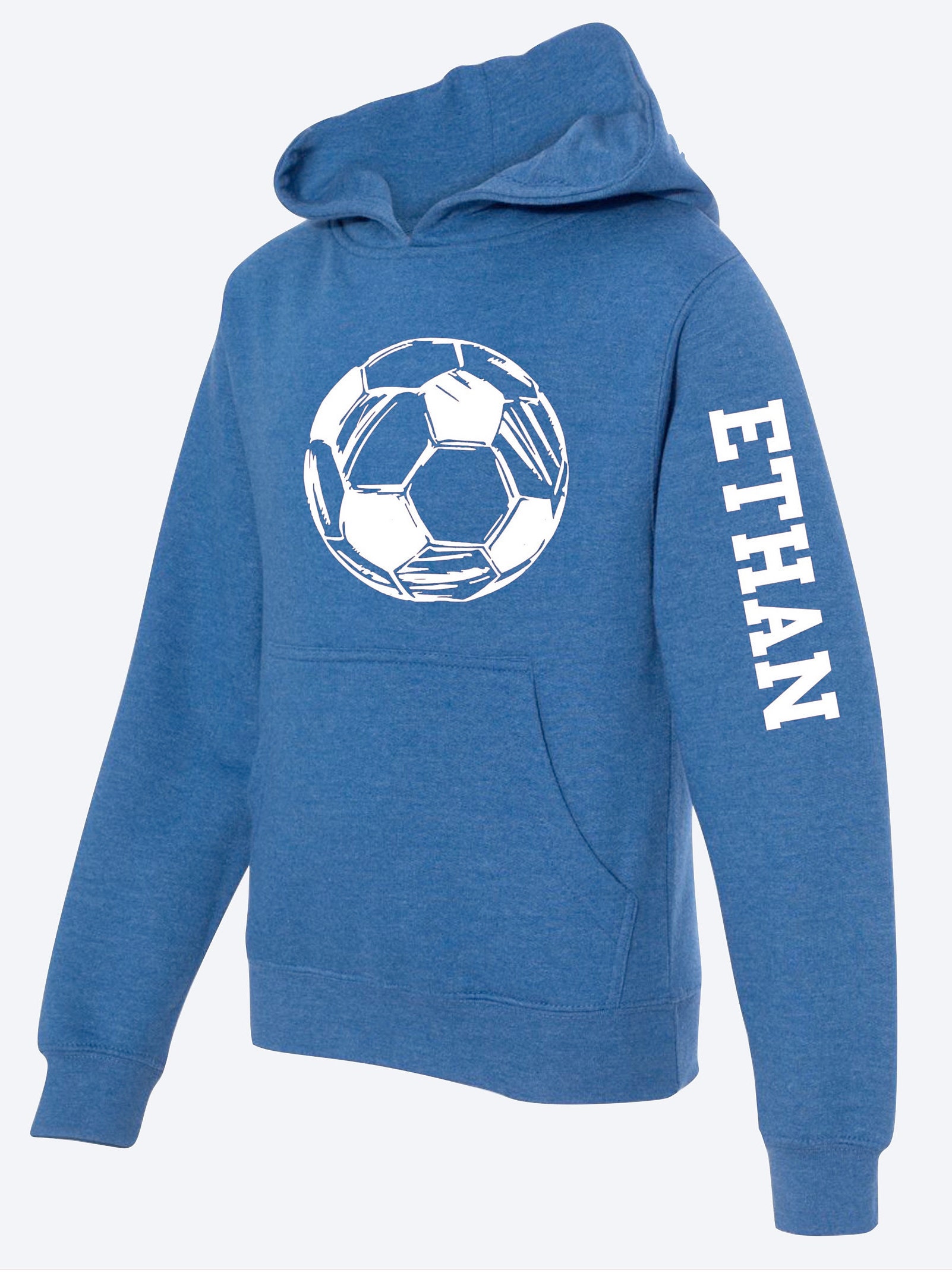 Custom Soccer Hoodie Personalize With Color and Name Boys Etsy