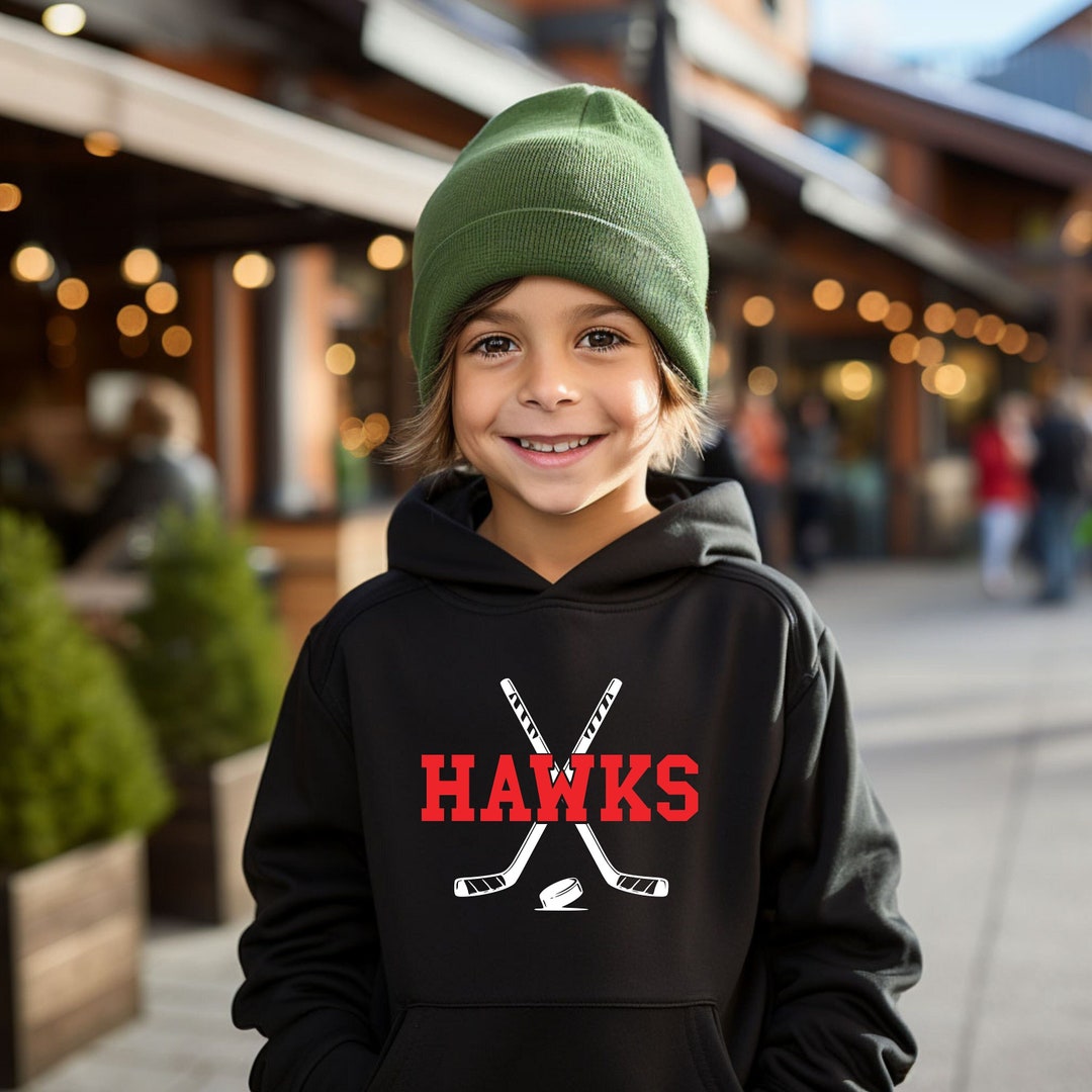 Custom Hockey Hoodie Customize With Name, Colors & Number Soft Fleece