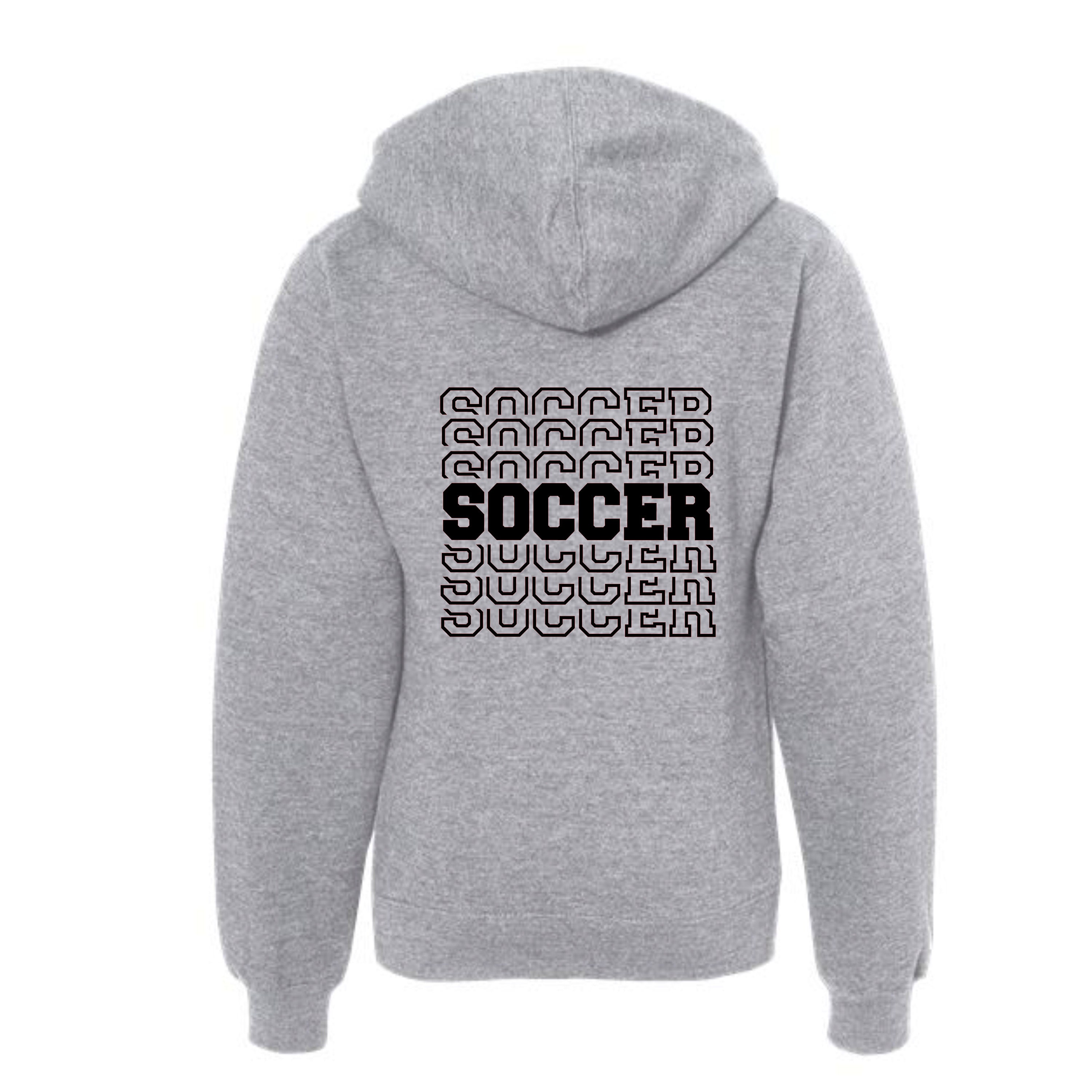 Custom Soccer Hoodie Personalize With Colors and Name Kids Etsy